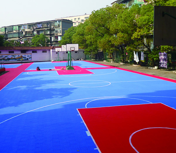 懸浮式運(yùn)動(dòng)地板-籃球場(chǎng)地2