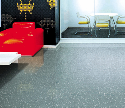 威孚橡膠地板-錘擊紋撒花