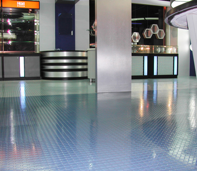 威孚橡膠地板-單色浮點系列