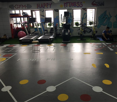 威孚健身房地板001